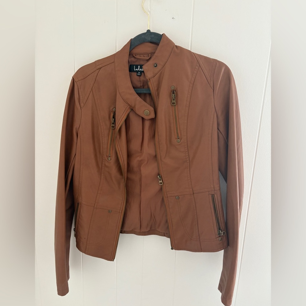 Lulu's Brown Leather Jacket